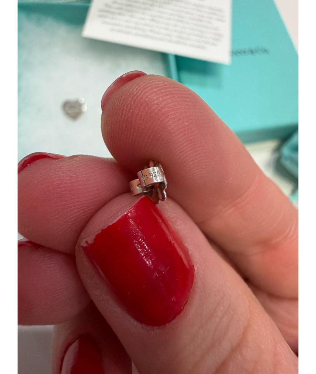 TIFFANY&CO Серебряные серебряные серьги, фото 2