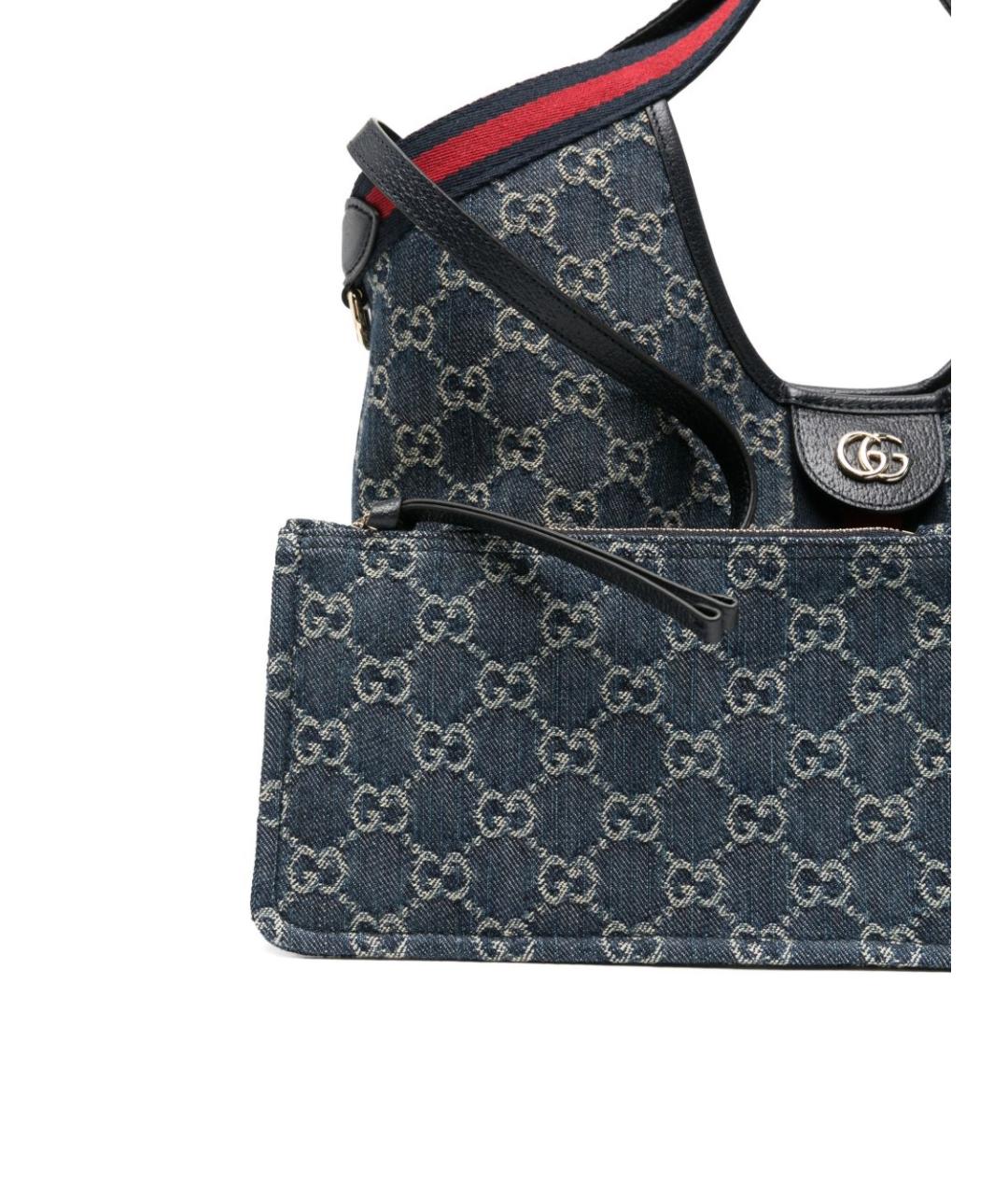 GUCCI Синяя сумка тоут, фото 2