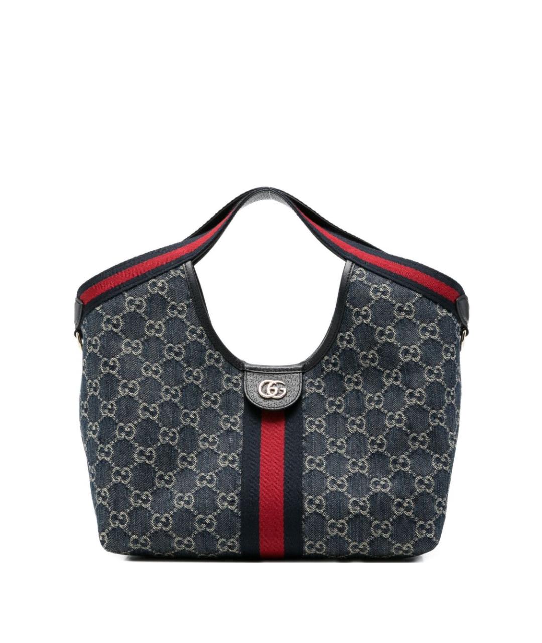 GUCCI Синяя сумка тоут, фото 1