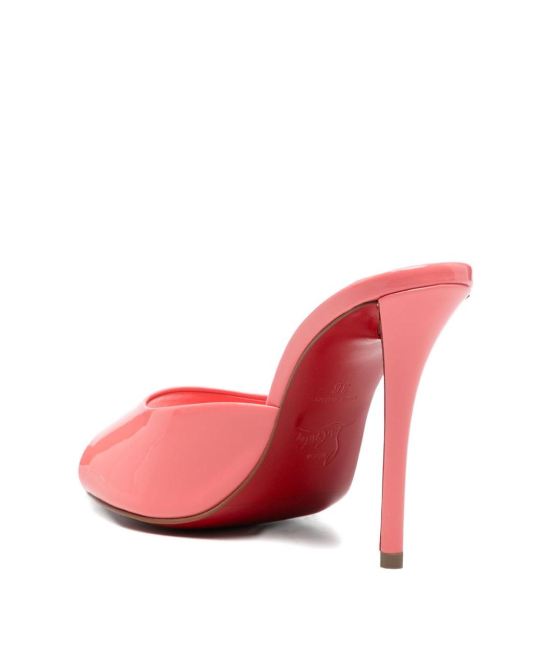 CHRISTIAN LOUBOUTIN Розовые мюли, фото 2