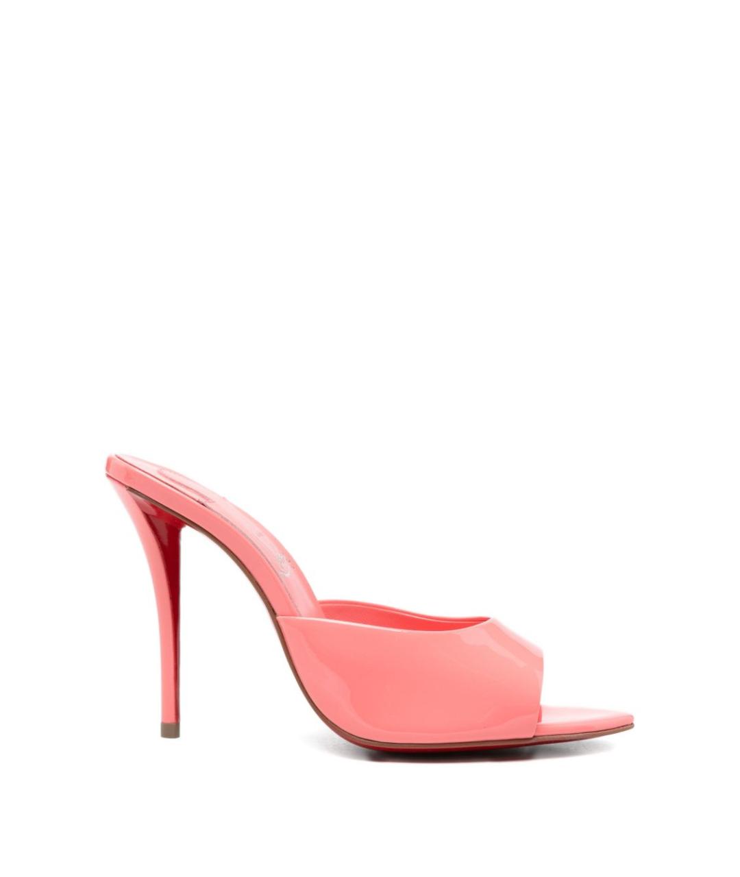 CHRISTIAN LOUBOUTIN Розовые мюли, фото 1