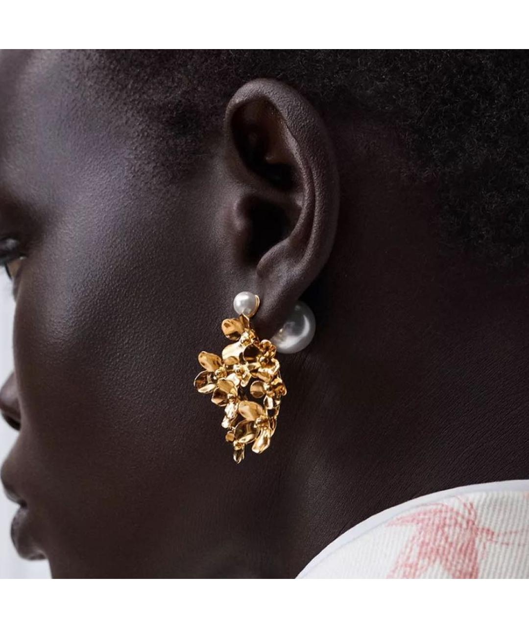 CHRISTIAN DIOR Золотые серьги, фото 3