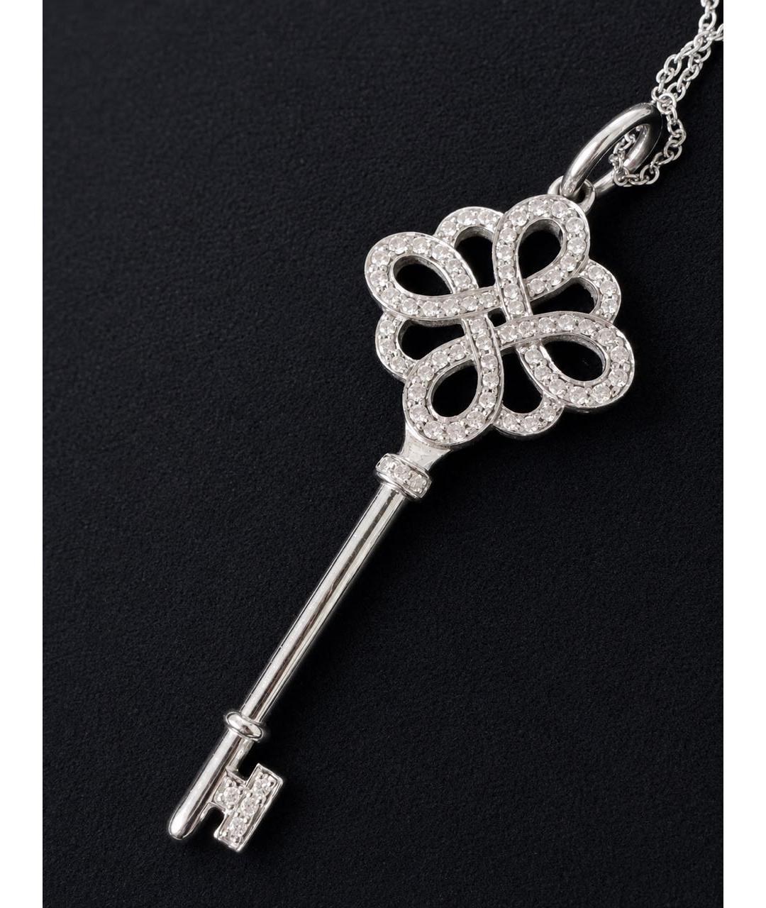 TIFFANY&CO Серебряное колье из белого золота, фото 8