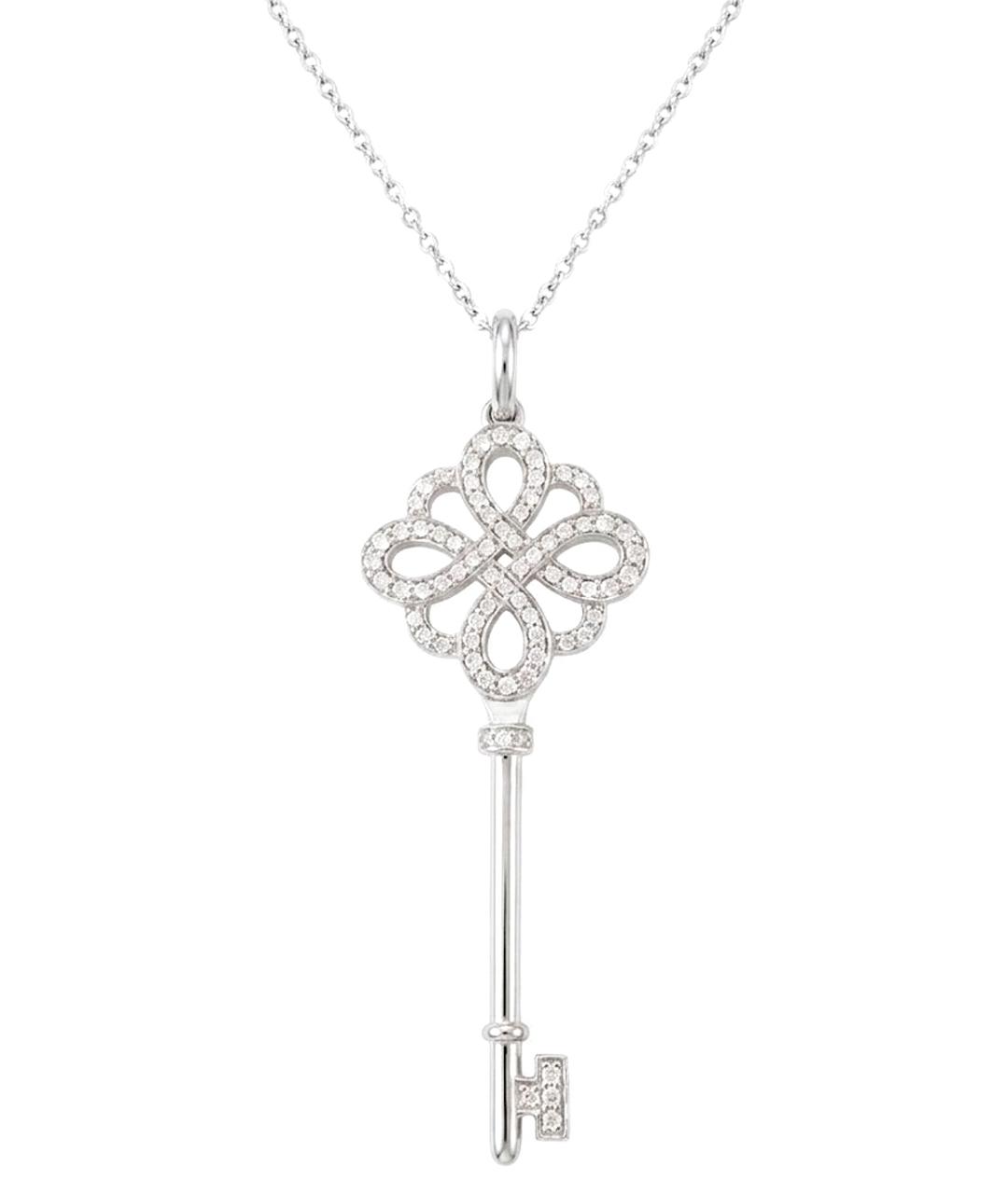 TIFFANY&CO Серебряное колье из белого золота, фото 1