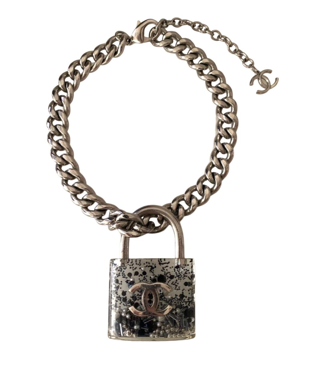 CHANEL Серебряное колье, фото 1