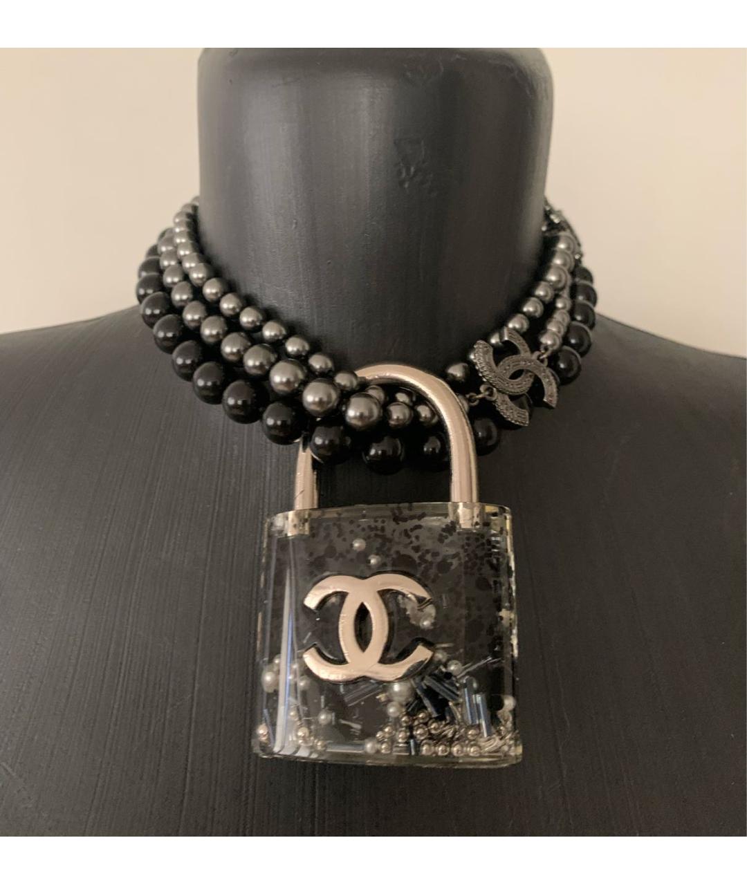 CHANEL Серебряное колье, фото 8
