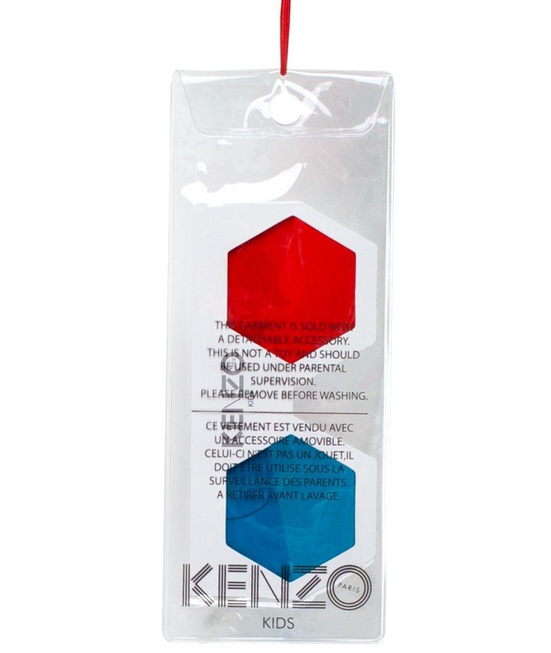 KENZO Белая хлопковая детская футболка, фото 3