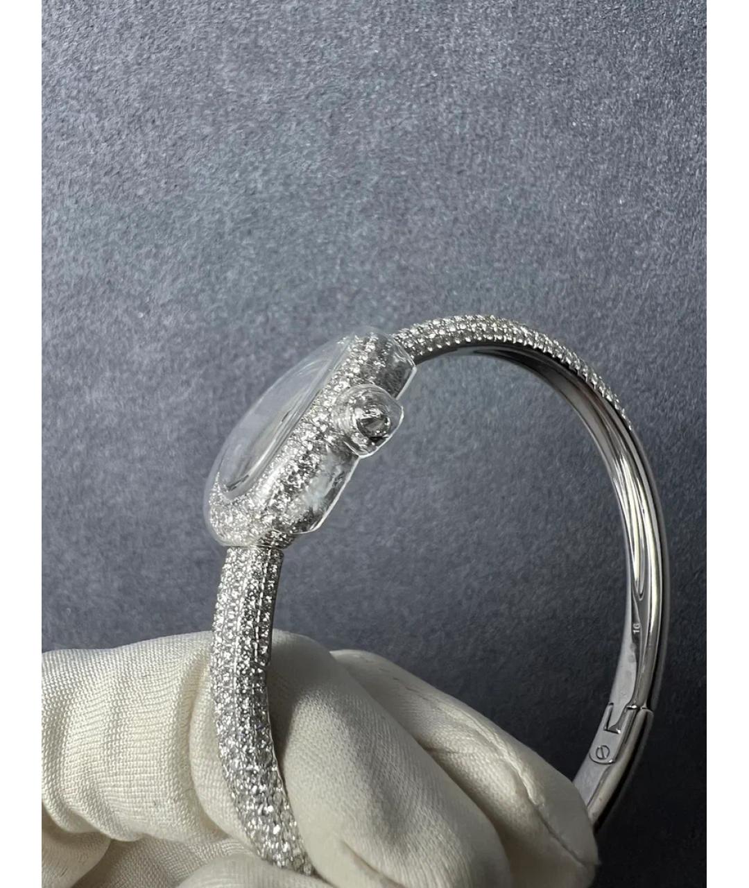 CARTIER Белые часы из белого золота, фото 3
