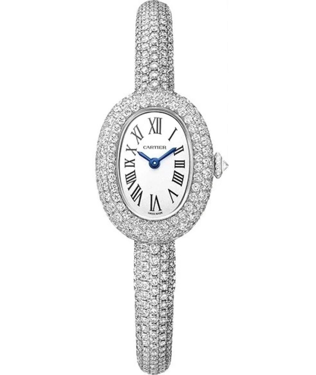 CARTIER Белые часы из белого золота, фото 1