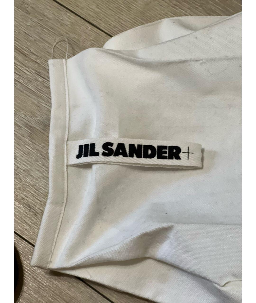 JIL SANDER Бежевые кожаные босоножки, фото 5