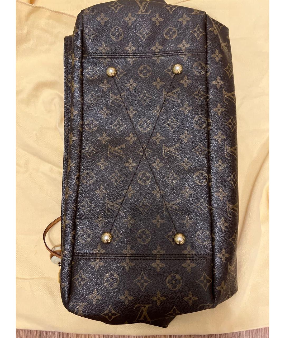 LOUIS VUITTON Коричневая сумка тоут, фото 8
