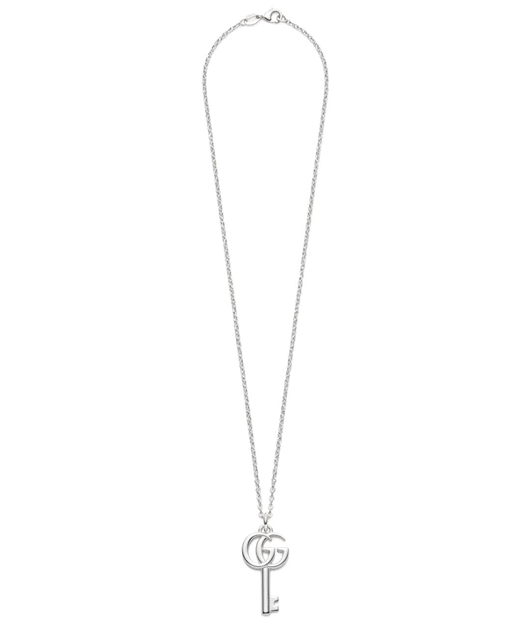 GUCCI Серебряное серебряное колье, фото 1