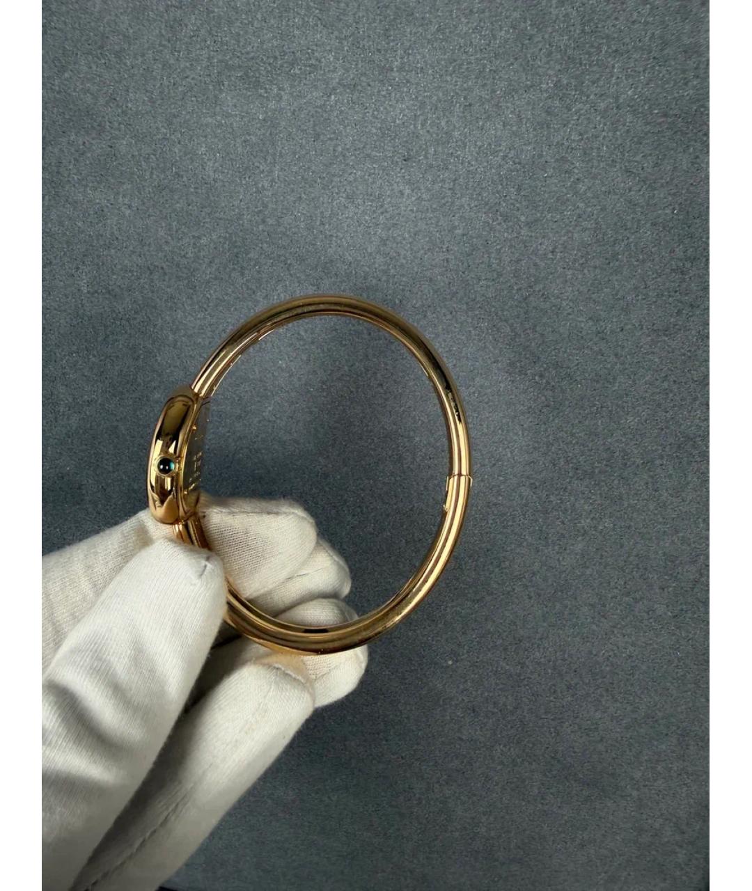 CARTIER Белые часы из желтого золота, фото 6