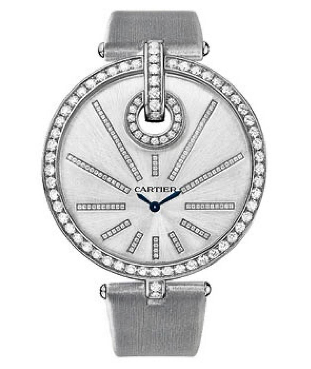 CARTIER Белые часы из белого золота, фото 1