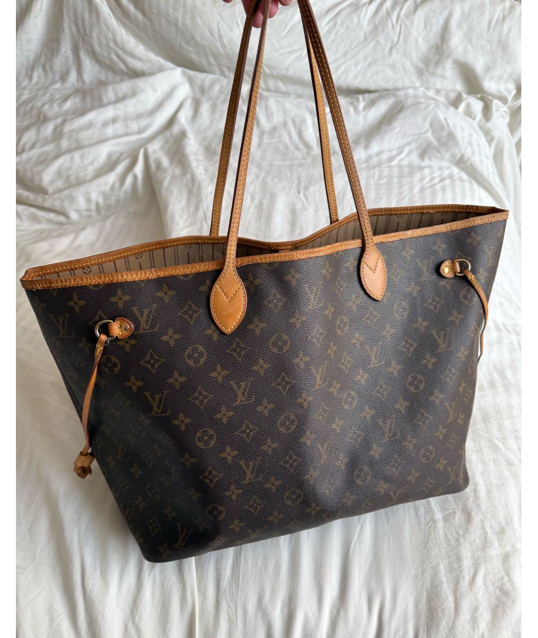 LOUIS VUITTON Коричневая сумка тоут, фото 2
