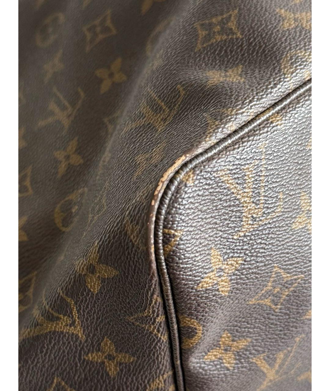 LOUIS VUITTON Коричневая сумка тоут, фото 7