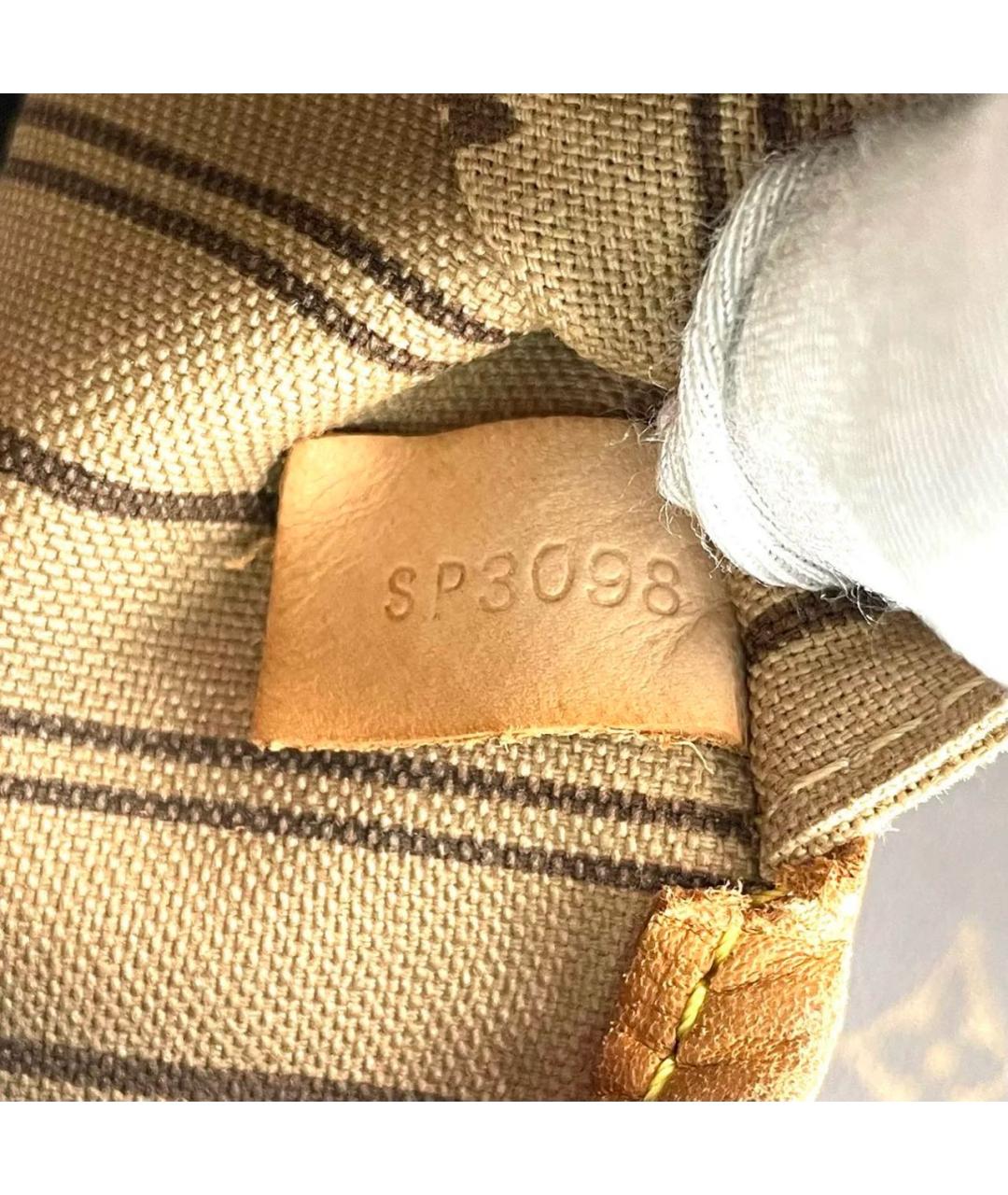 LOUIS VUITTON Коричневая сумка тоут, фото 8