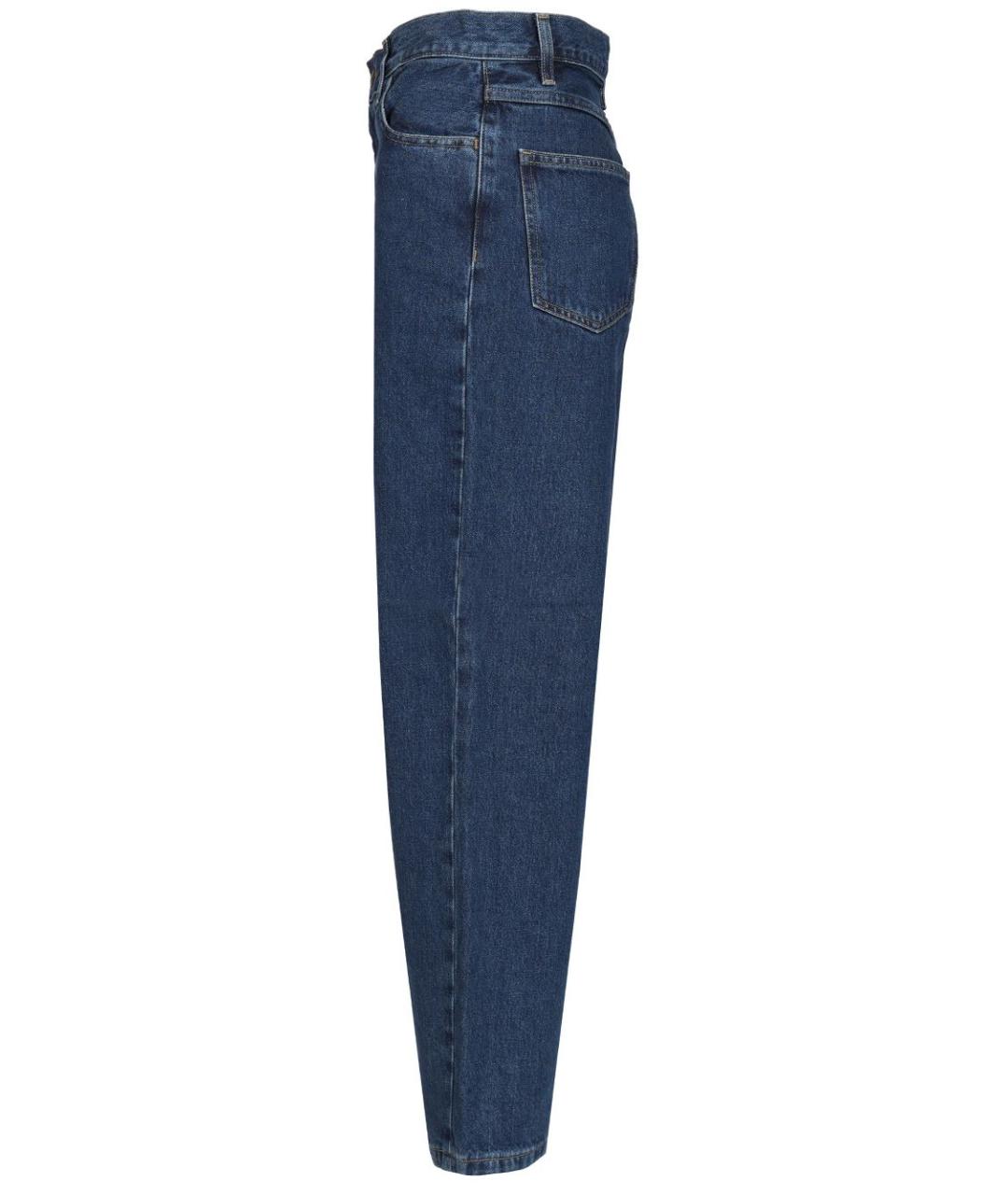 CARHARTT WIP Синие хлопковые прямые джинсы, фото 3