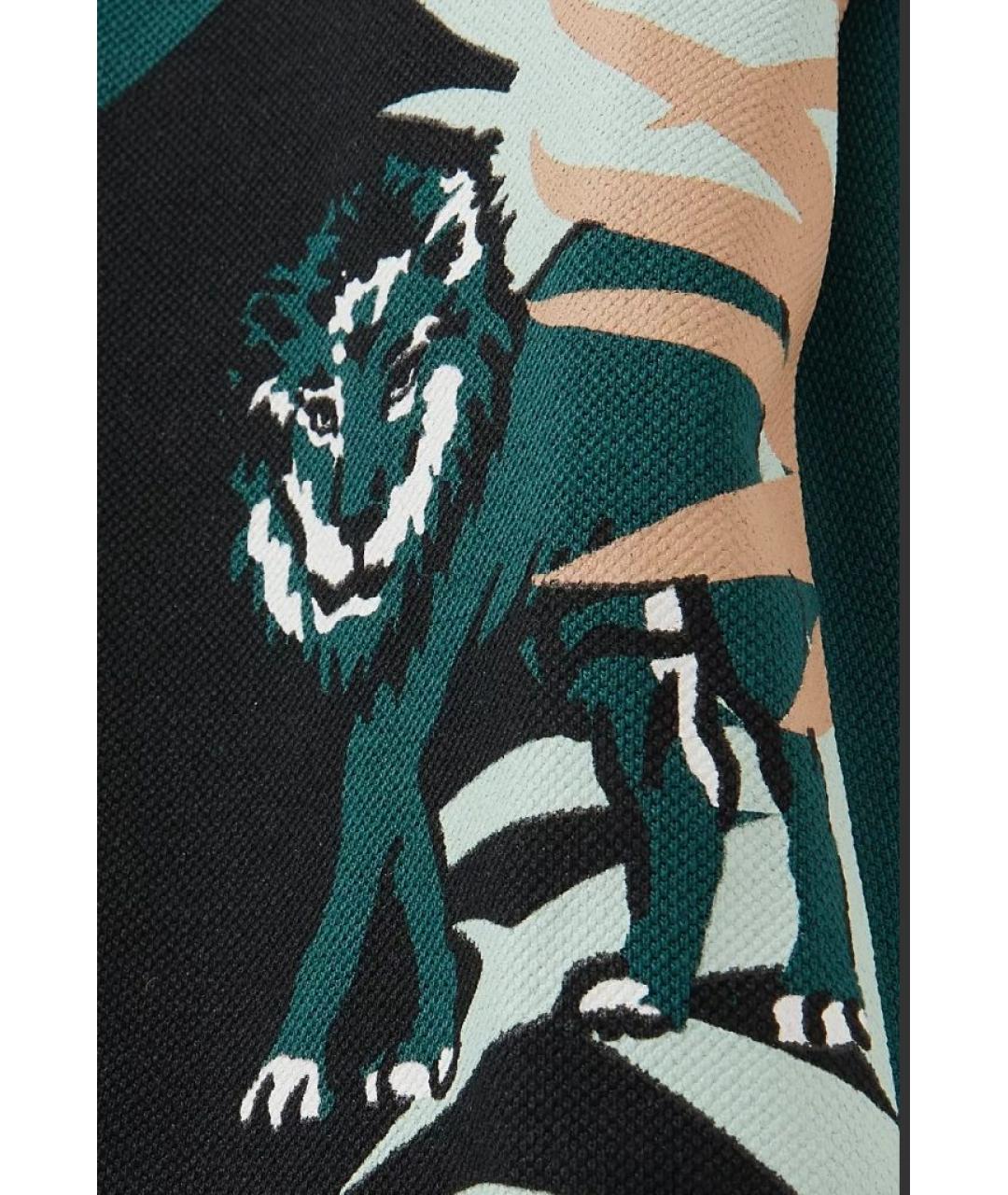 KENZO Зеленая хлопковая детская футболка, фото 3