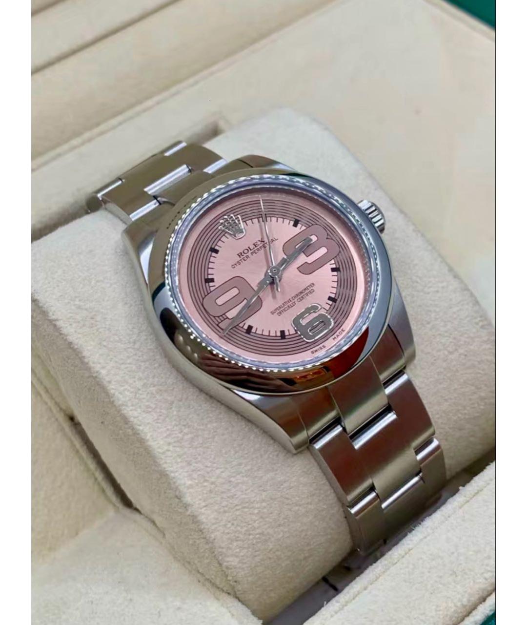 ROLEX Коралловые металлические часы, фото 3