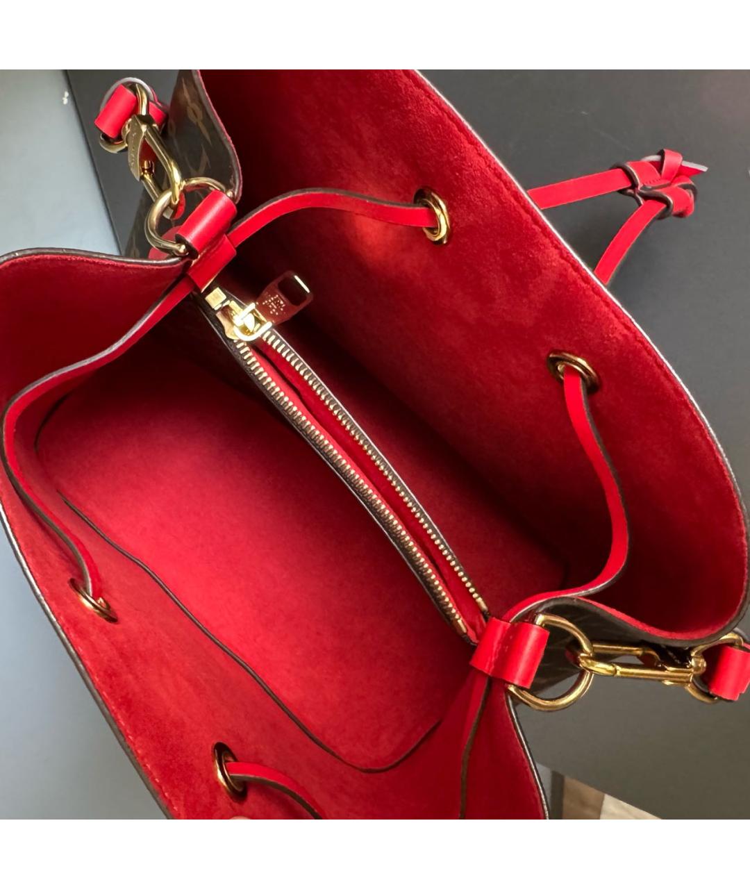 LOUIS VUITTON Коричневая сумка тоут, фото 4