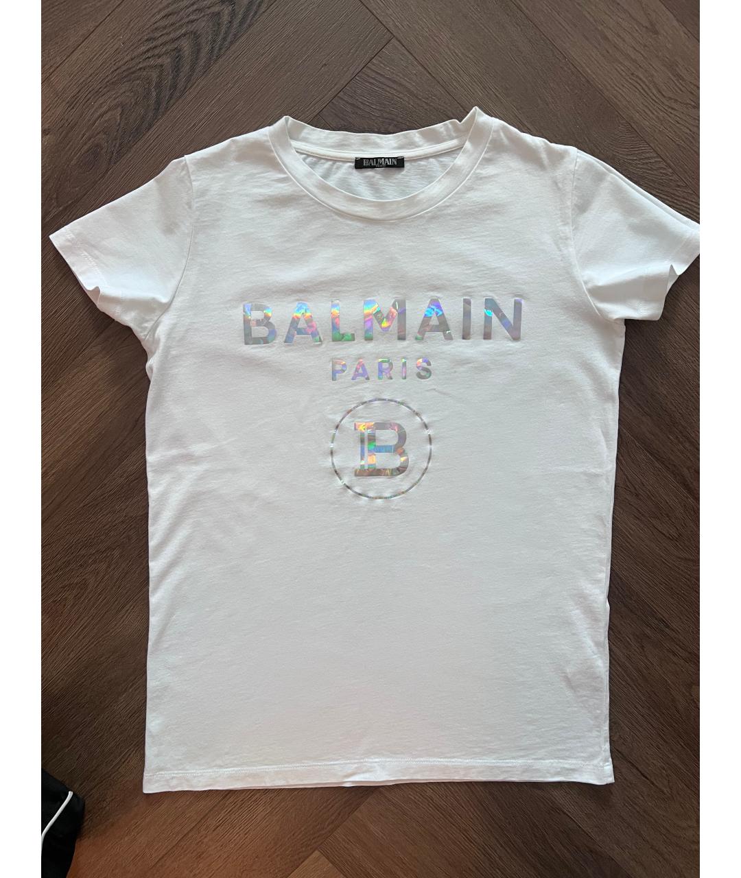 BALMAIN Белый хлопковый детская футболка / топ, фото 5