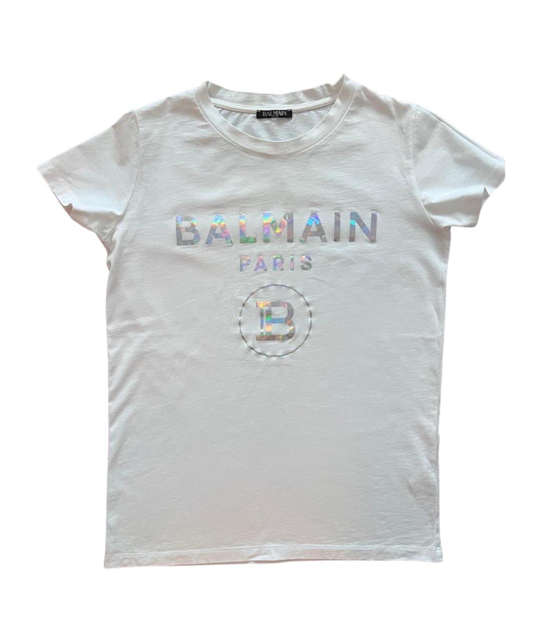 BALMAIN Белый хлопковый детская футболка / топ, фото 1