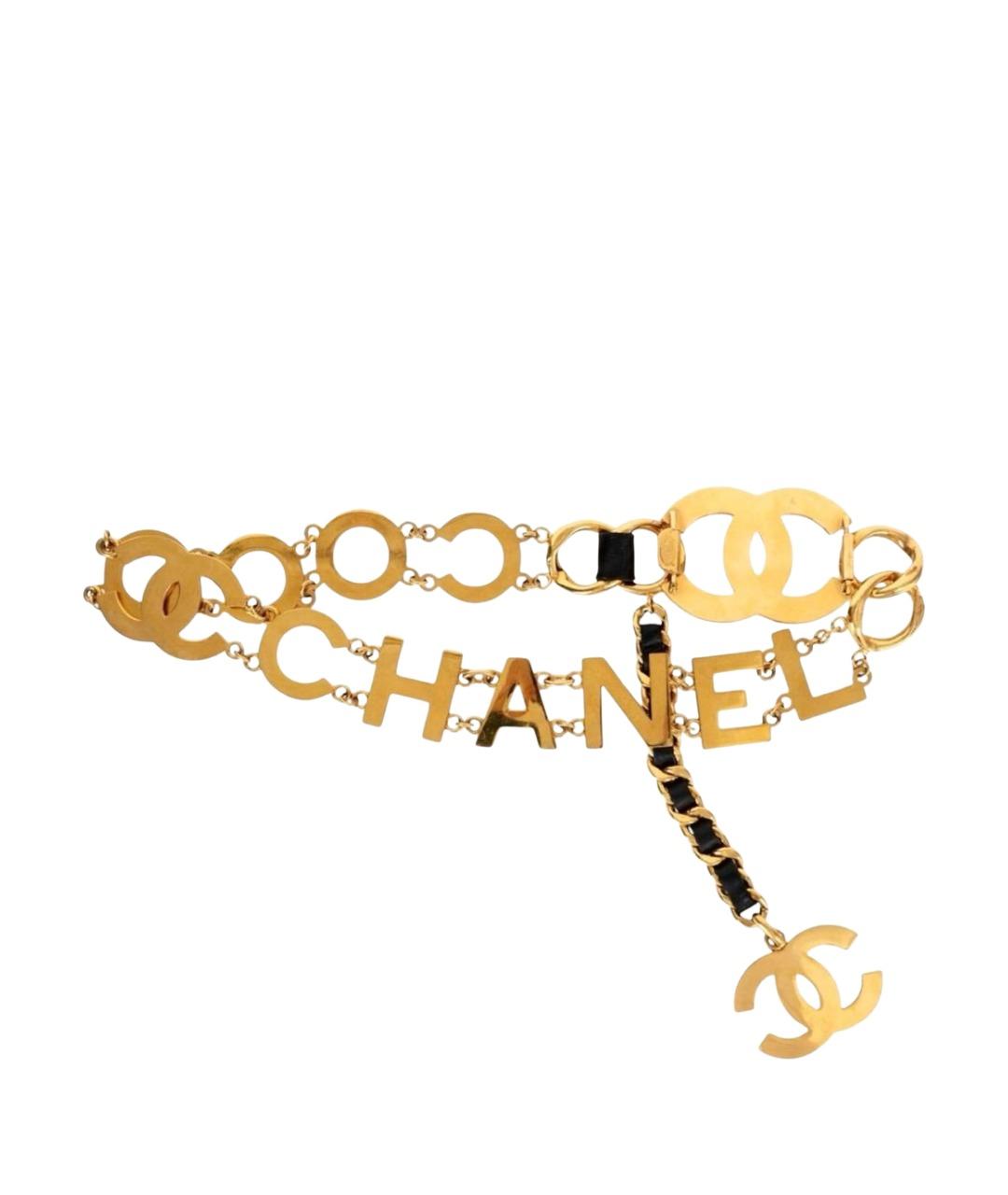 CHANEL Черный кожаный ремень, фото 1