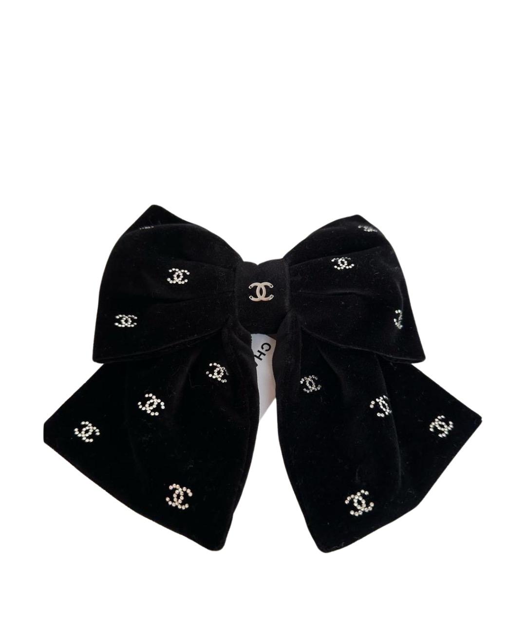 CHANEL Черная заколка, фото 1