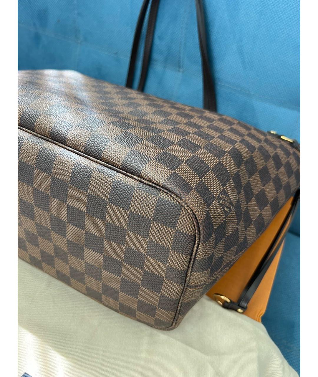 LOUIS VUITTON Коричневая сумка тоут, фото 5