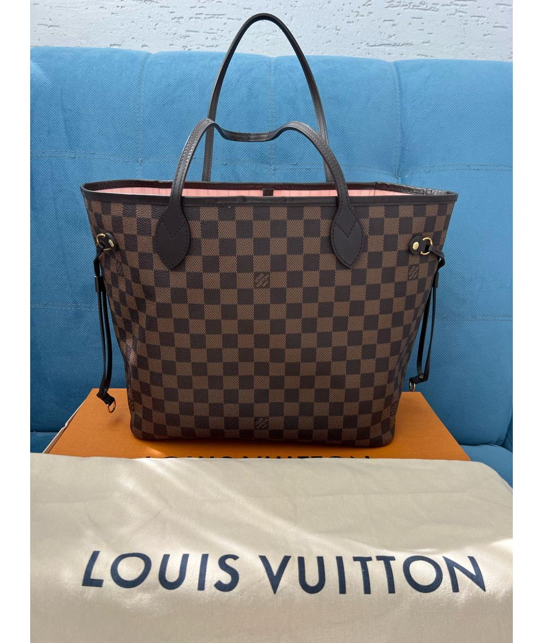 LOUIS VUITTON Коричневая сумка тоут, фото 2