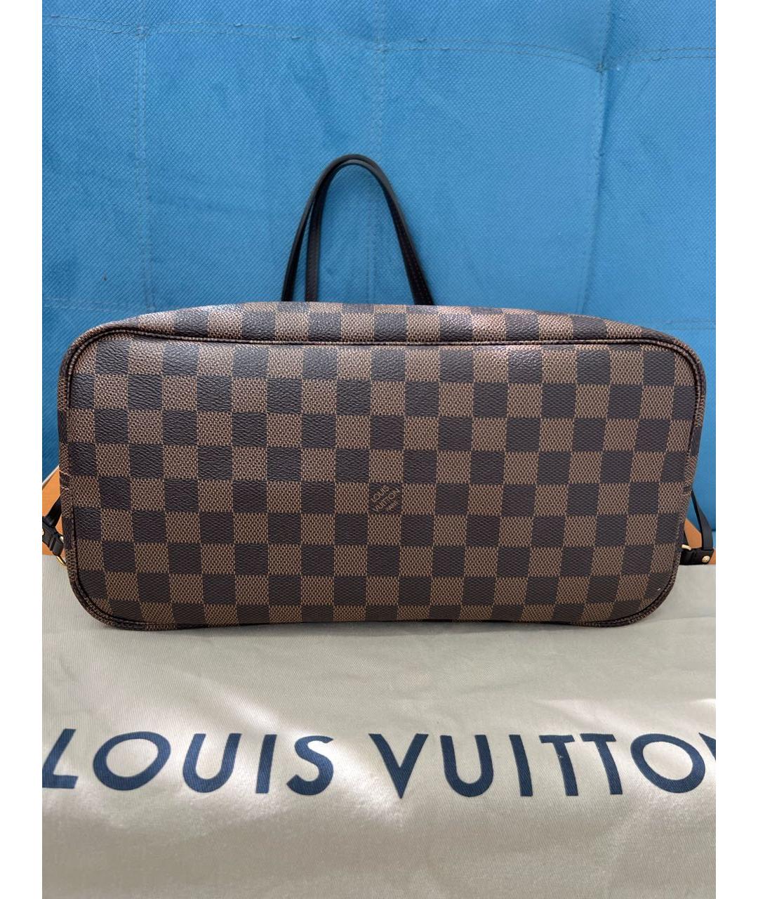 LOUIS VUITTON Коричневая сумка тоут, фото 6