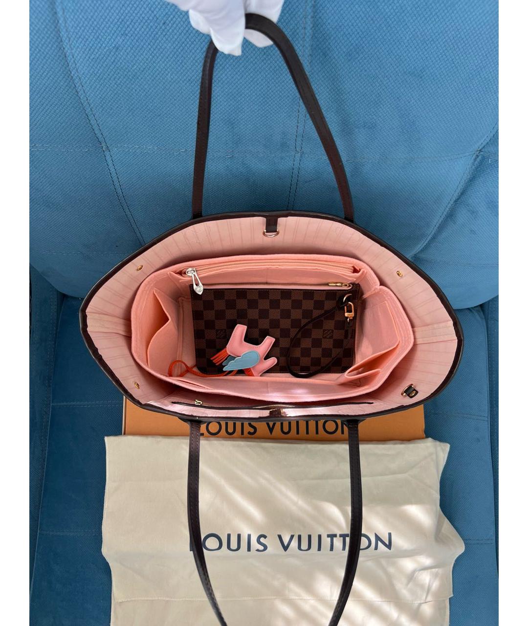 LOUIS VUITTON Коричневая сумка тоут, фото 4