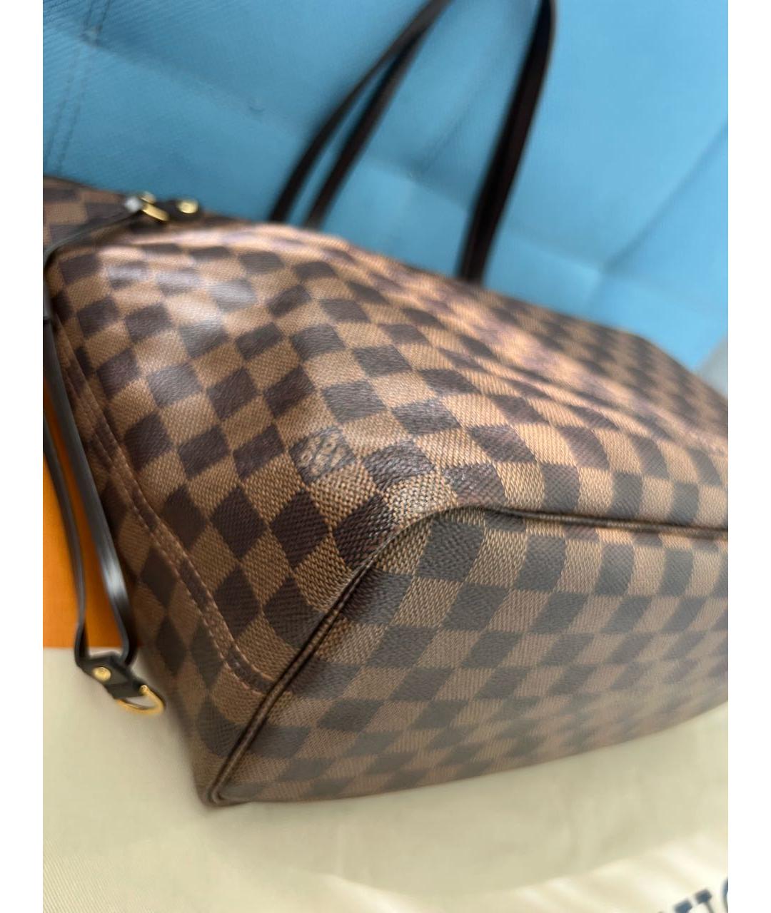 LOUIS VUITTON Коричневая сумка тоут, фото 7