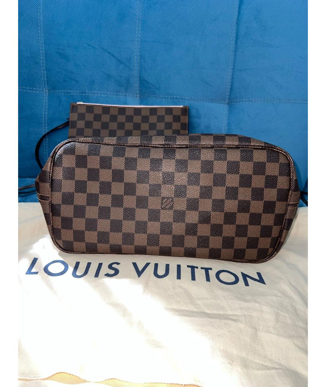 LOUIS VUITTON Коричневая сумка тоут, фото 4