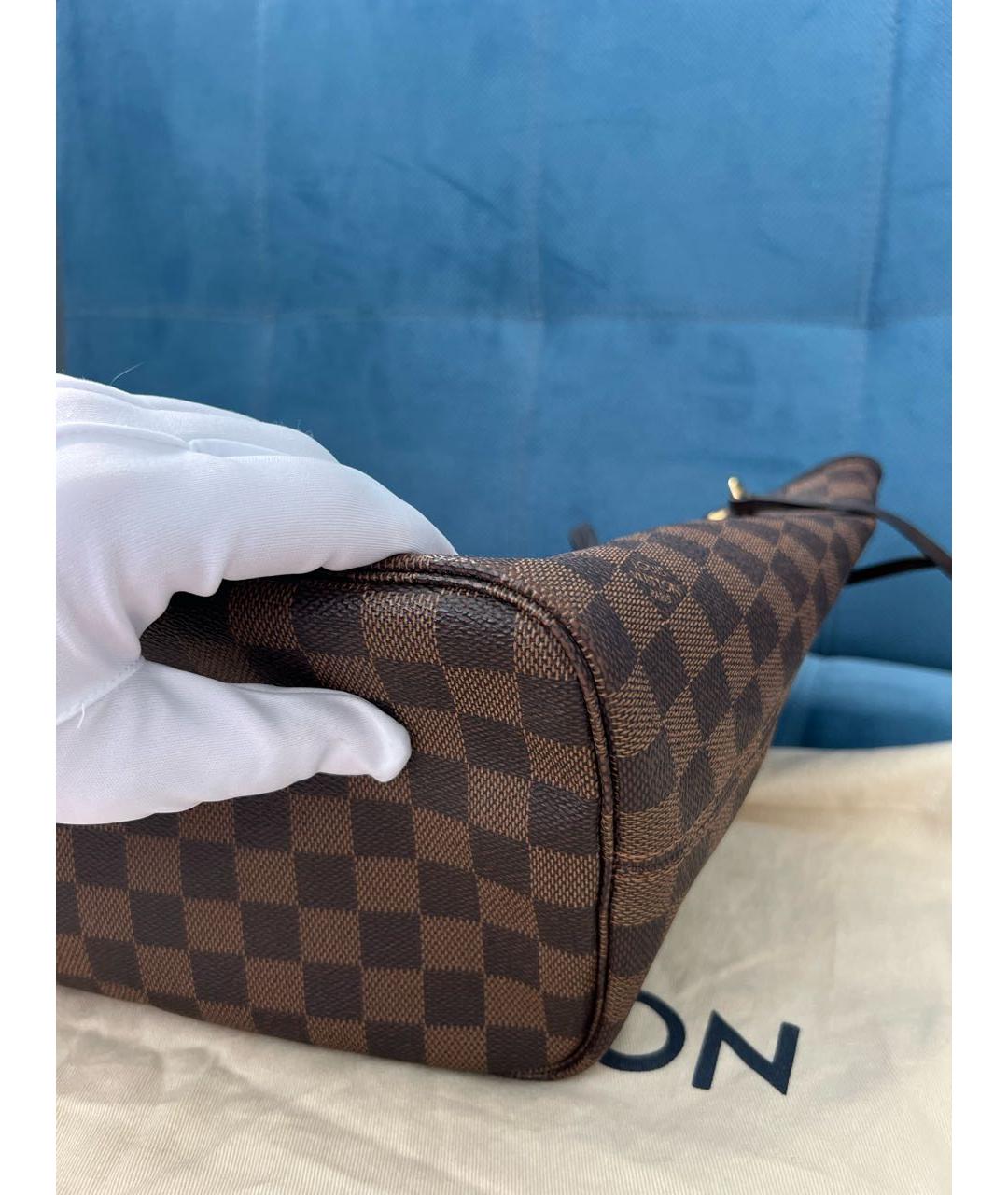 LOUIS VUITTON Коричневая сумка тоут, фото 6