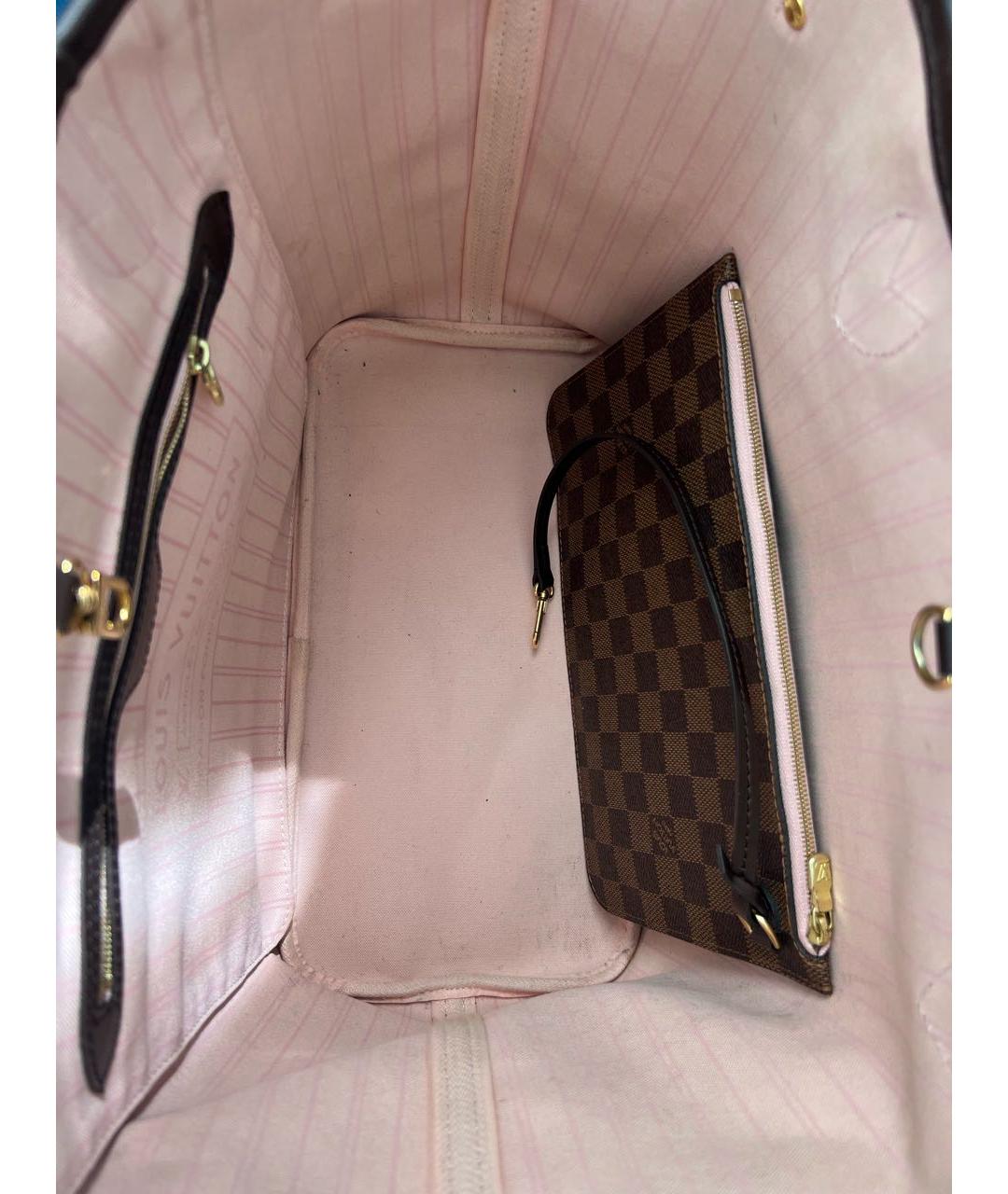 LOUIS VUITTON Коричневая сумка тоут, фото 7