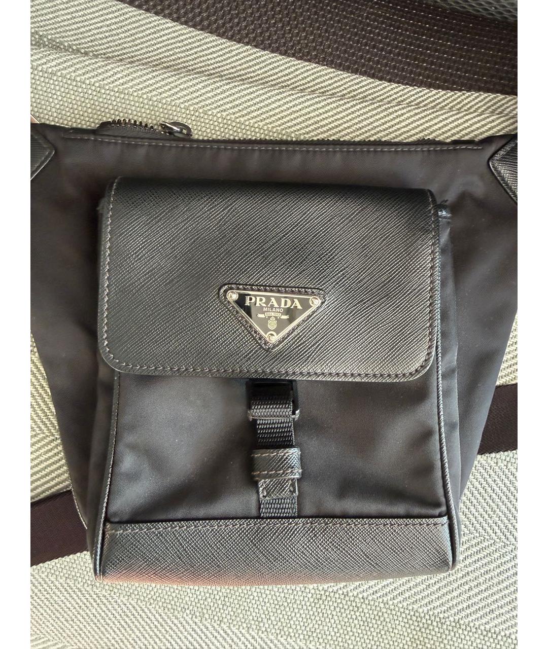 PRADA Черная сумка на плечо, фото 3