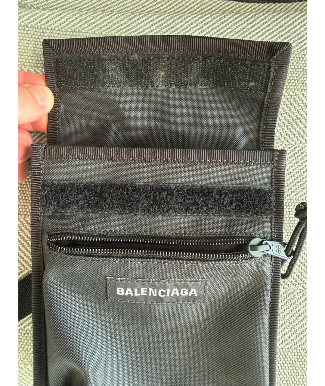 BALENCIAGA Черная сумка на плечо, фото 3