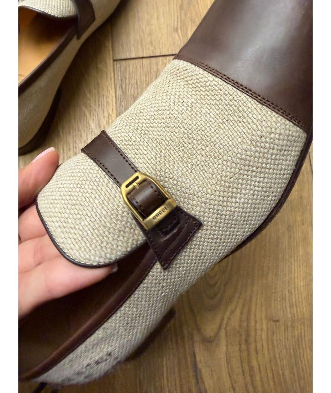GUCCI Мульти текстильные туфли, фото 3