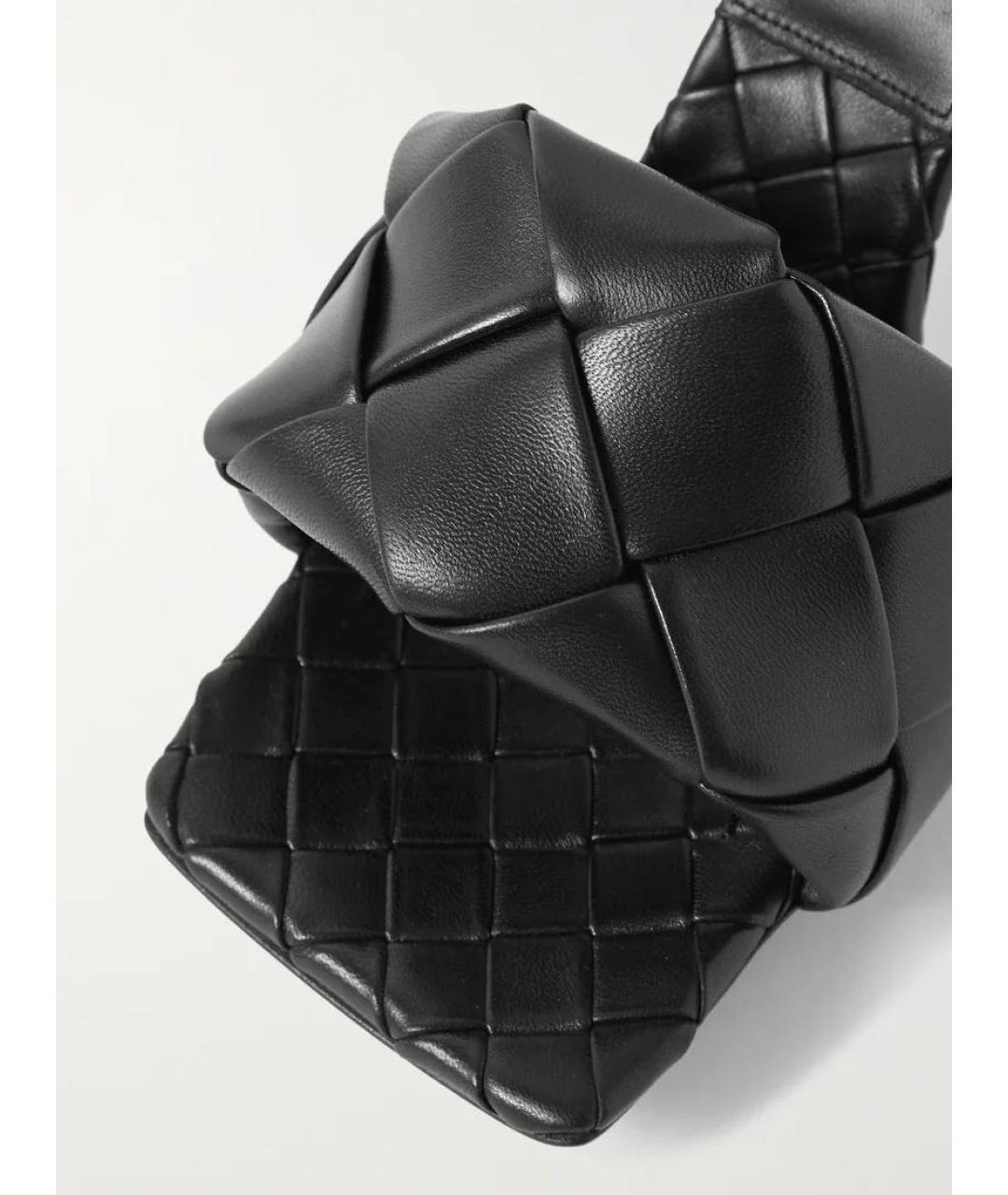 BOTTEGA VENETA Черные кожаные сабо, фото 3