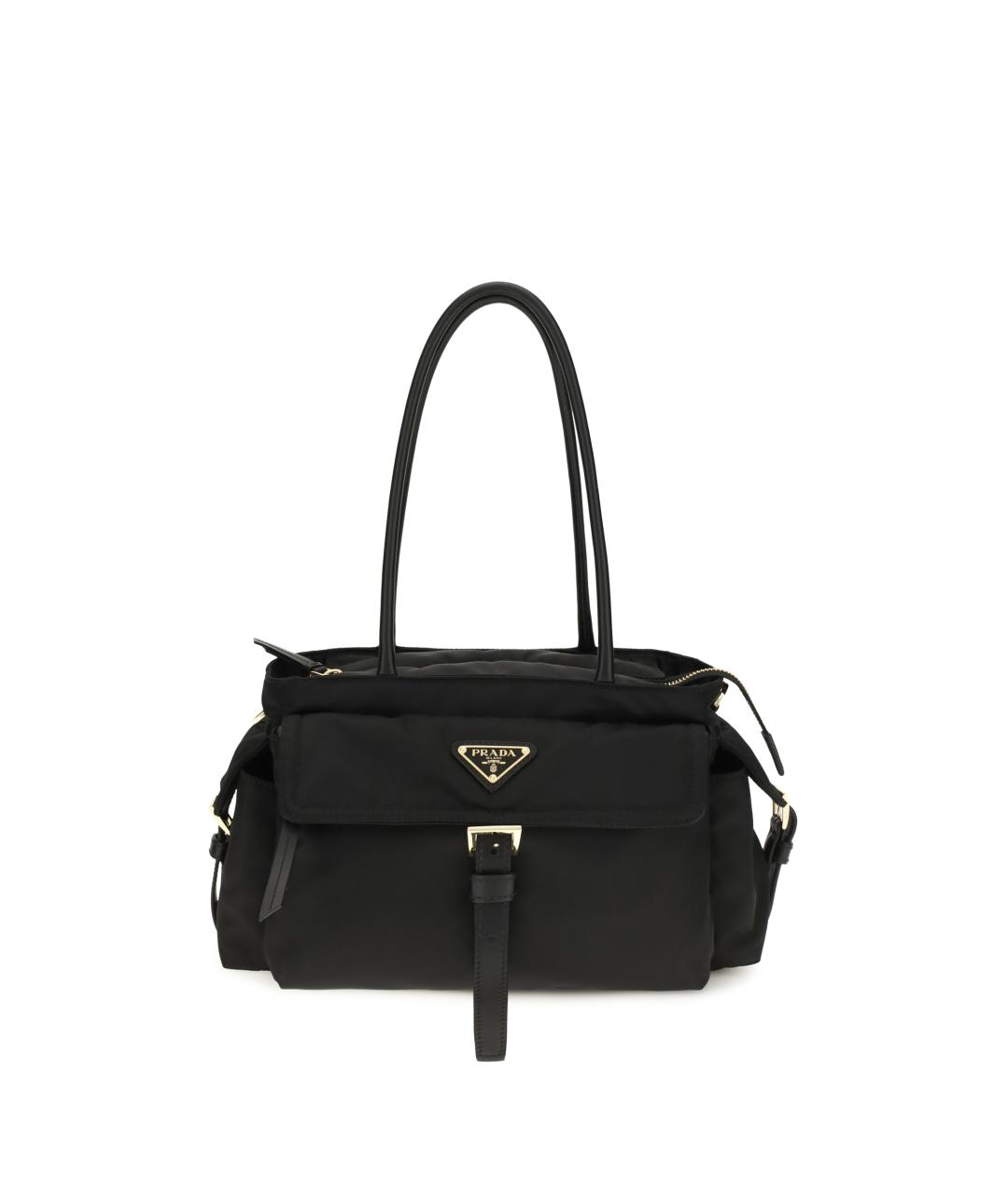 PRADA Черная синтетическая сумка через плечо, фото 1