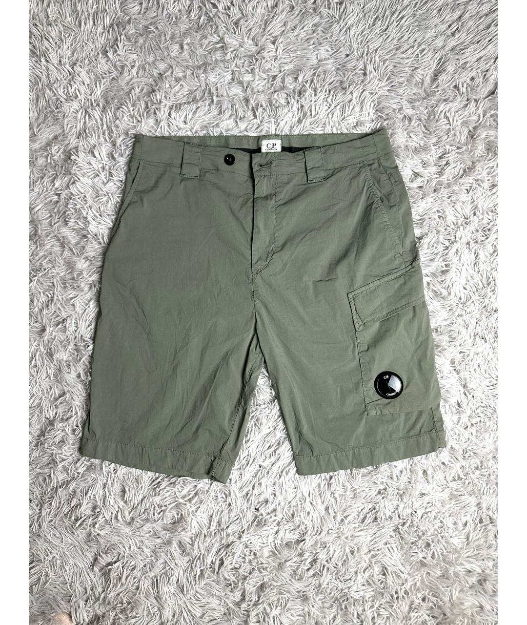 CP COMPANY Хаки хлопковые шорты, фото 5