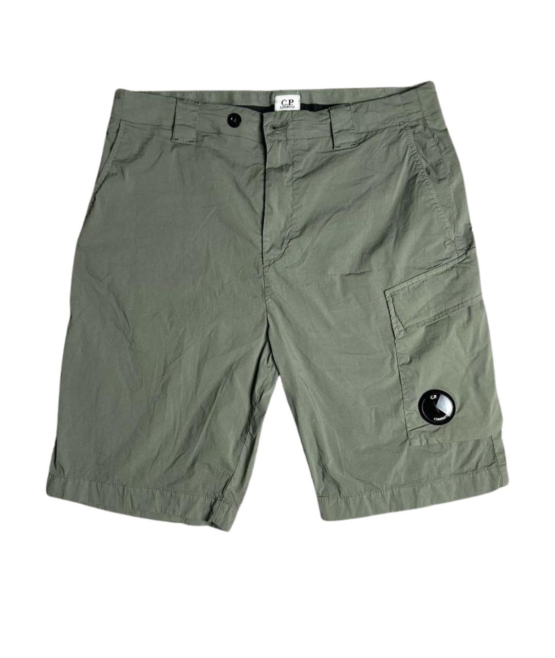 CP COMPANY Хаки хлопковые шорты, фото 1