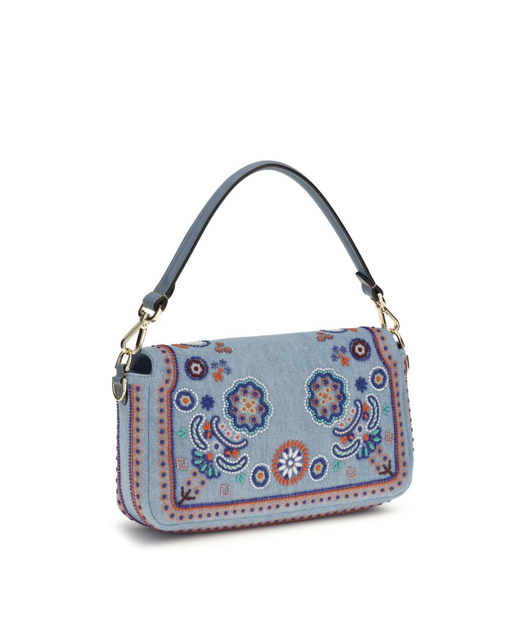 FENDI Мульти хлопковая сумка через плечо, фото 3