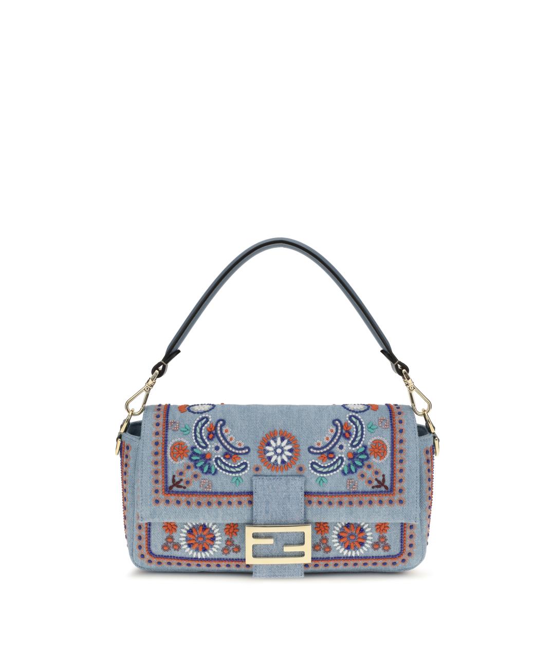 FENDI Мульти хлопковая сумка через плечо, фото 1