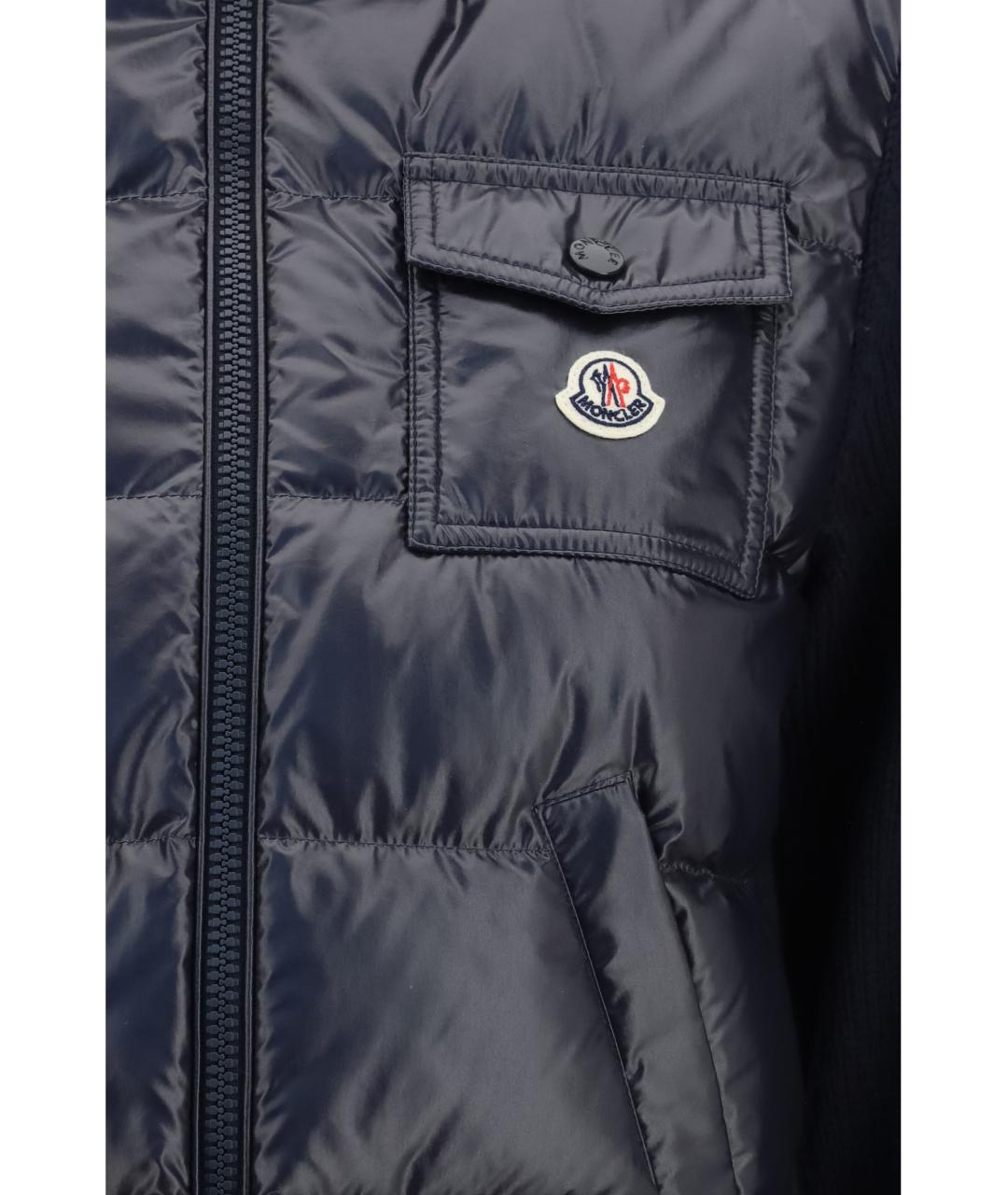 MONCLER Темно-синяя куртка, фото 3