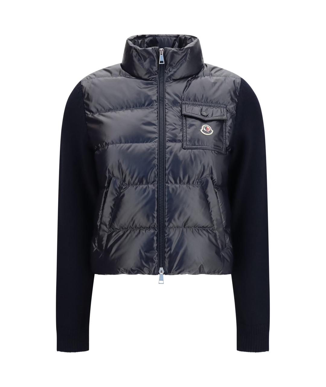 MONCLER Темно-синяя куртка, фото 1
