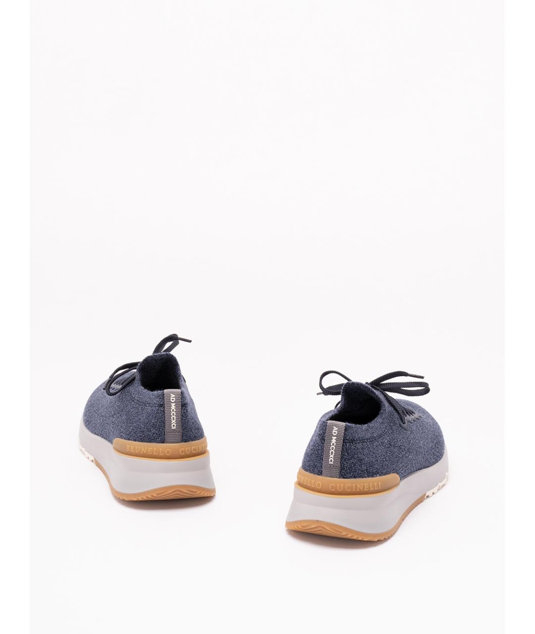 BRUNELLO CUCINELLI Текстильные низкие кроссовки / кеды, фото 3