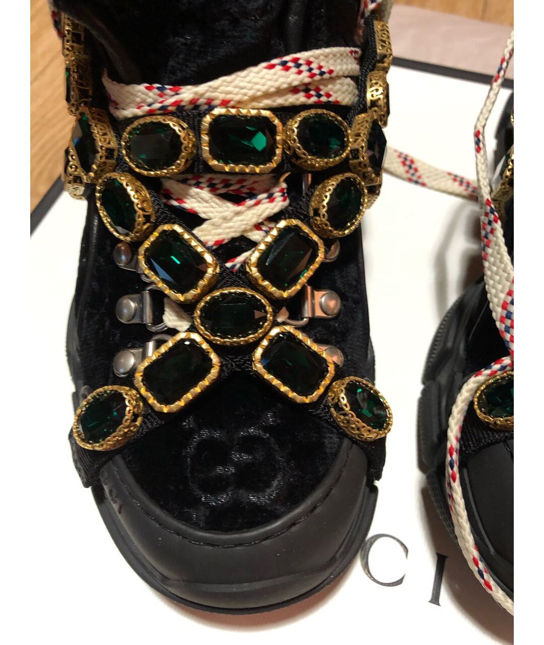 GUCCI Черные замшевые ботинки, фото 2